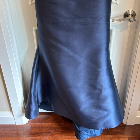 Terani Couture Navy 2011M2159 Long Mother Of Bride Dress Evening Gown - Picture 6 of 11